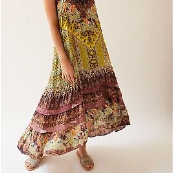 Anthropologie Lovett Tiered Maxi Dress - Picture 2 of 10
